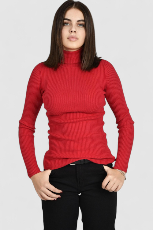 Ženski crveni lagani džemper Eleanora