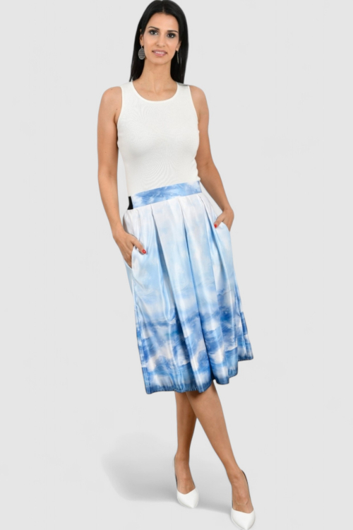 Ženska bijela majica bez rukava Lilya