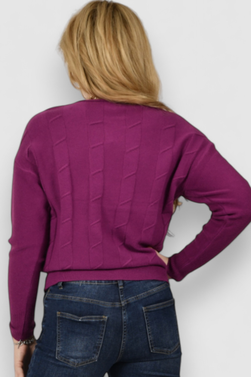 Ženski ljubičasti lagani džemper Erica