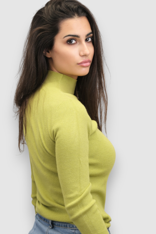 Ženski svijetlo zeleni lagani džemper Opal