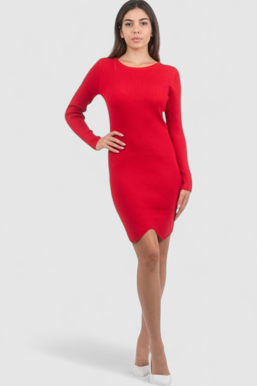 Ženska crvena svakodnevna haljina India