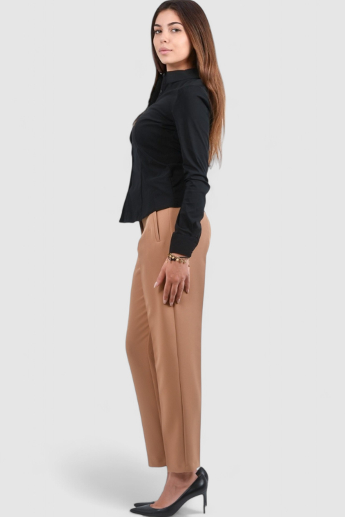 Ženska crna poslovna košulja Daphne