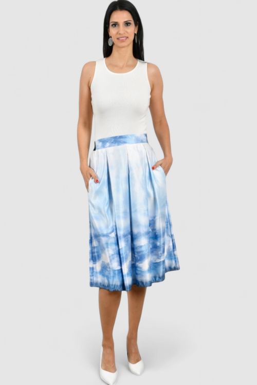 Ženska bijela majica bez rukava Lilya