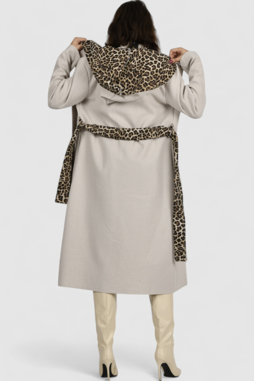 Ženski dugi kaput Paris Beige