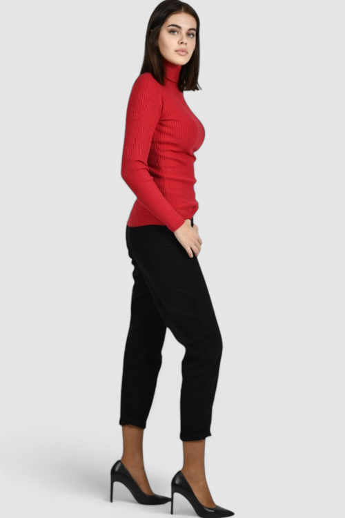 Ženski crveni lagani džemper Eleanora