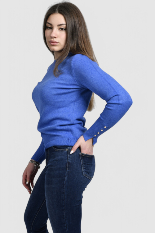 Ženski plavi lagani džemper Giavanna