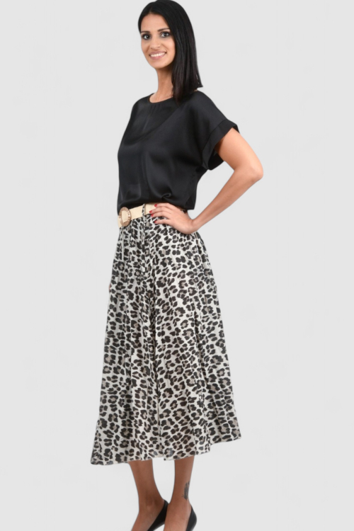 Ženska crna elegantna bluza Adeline