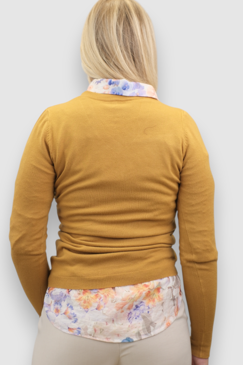 Ženski žuti lagani džemper Cassandra