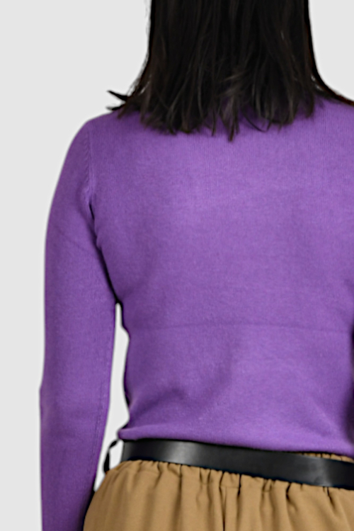 Ženski ljubicasti lagani džemper Zoey