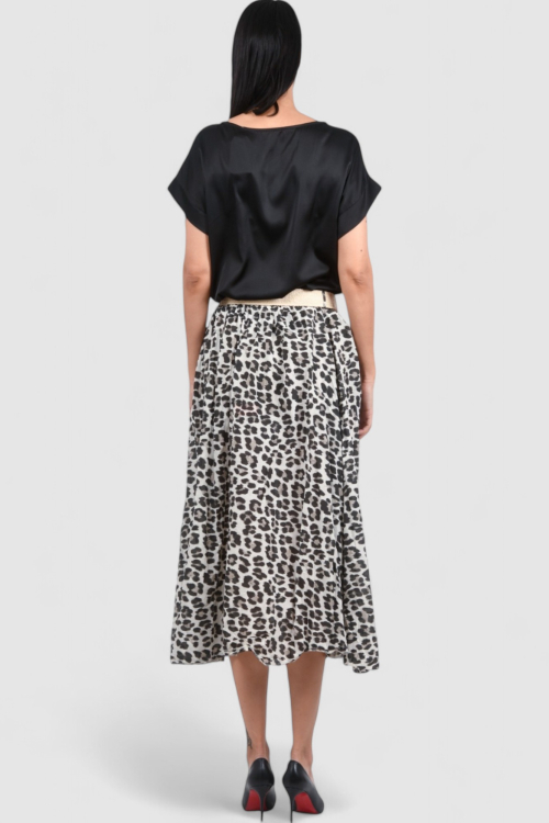 Ženska crna elegantna bluza Adeline