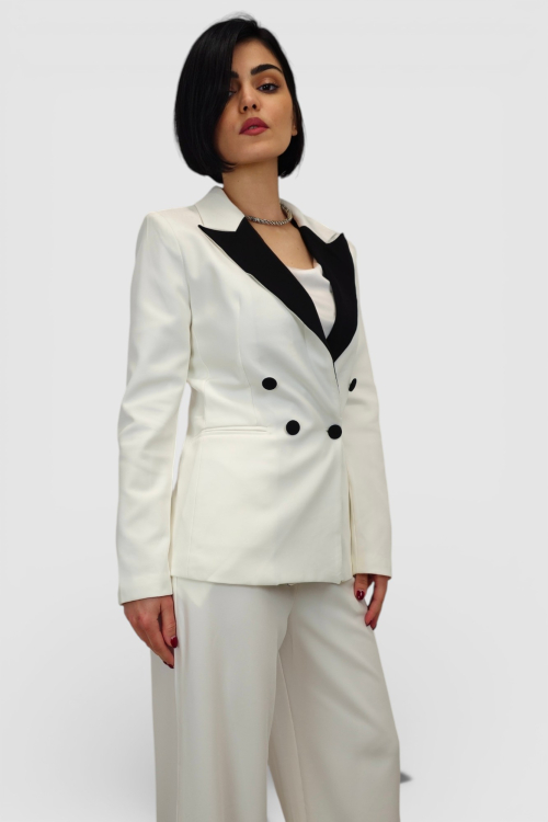 Žensko bijelo odijelo Catarina