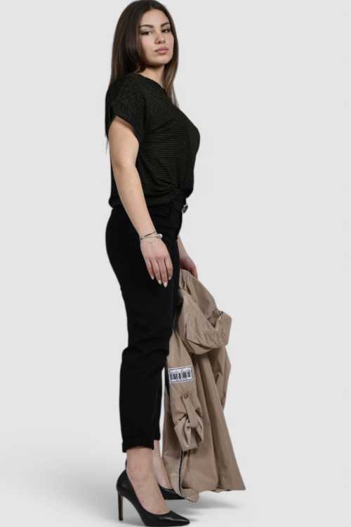 Ženska crna elegantna bluza Primrose