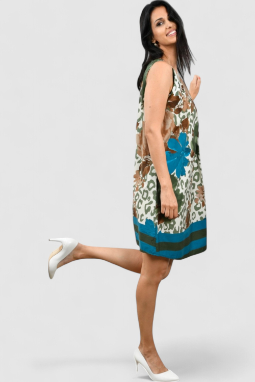 Ženska plava svakodnevna haljina Marcelle