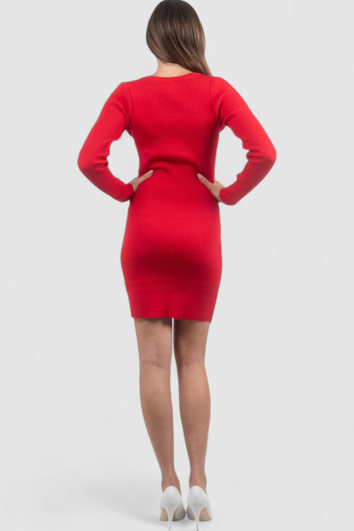 Ženska crvena svakodnevna haljina India