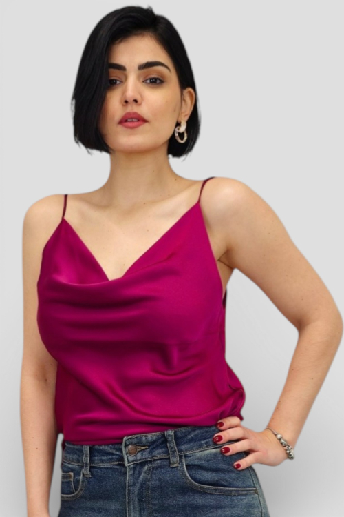 Ženski ljubičasti elegantni top Scarlet