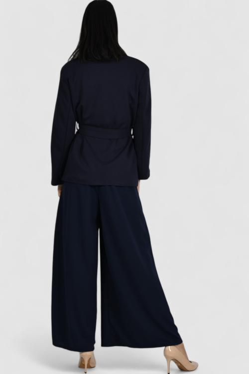 Ženski plavi dugi sako Fay