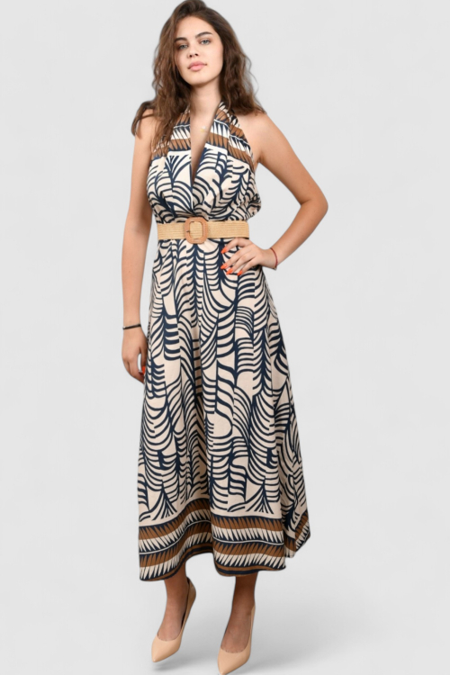 Ženska smeđa svakodnevna haljina Destiny