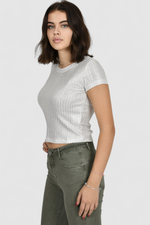 Ženski bijeli party top Gia