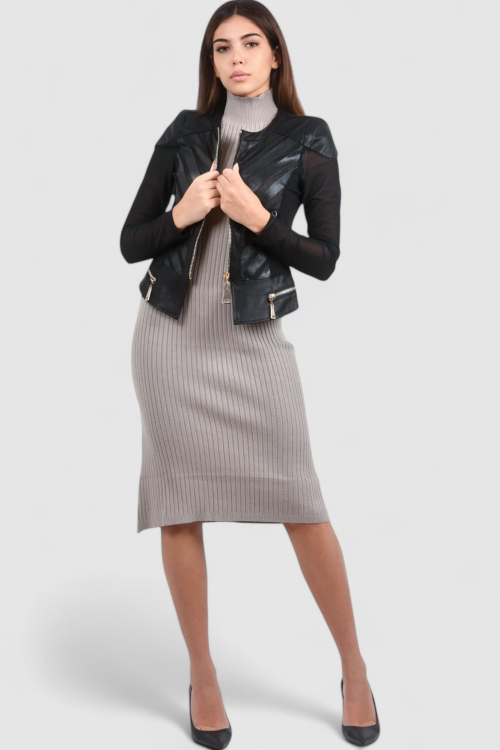 Ženska siva svakodnevna haljina Natalie