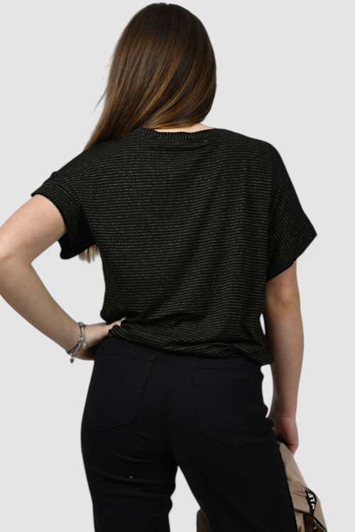 Ženska crna elegantna bluza Primrose