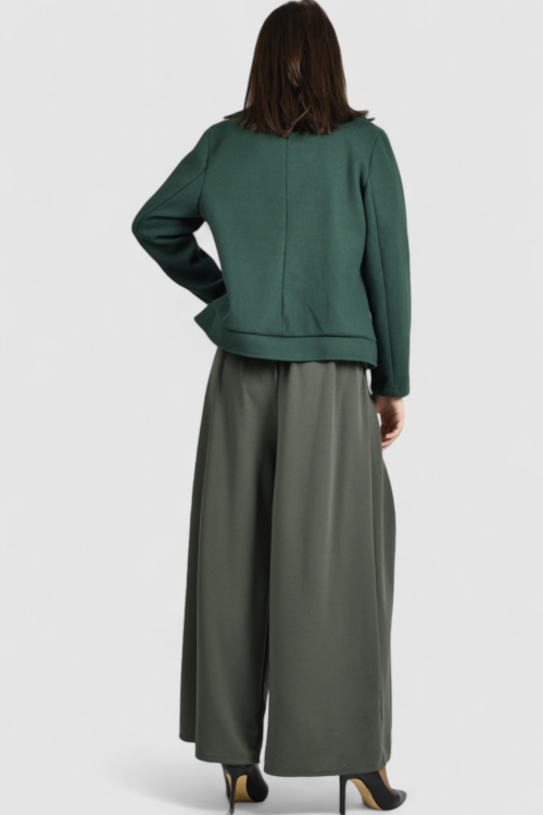 Ženski zeleni kratki kaput Billie