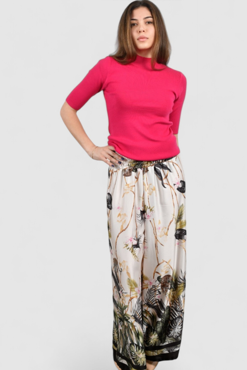 Ženski rozi lagani džemper Juliette