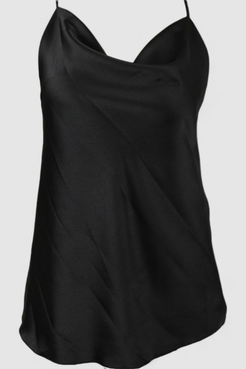 Ženski crni elegantni top Scarlet