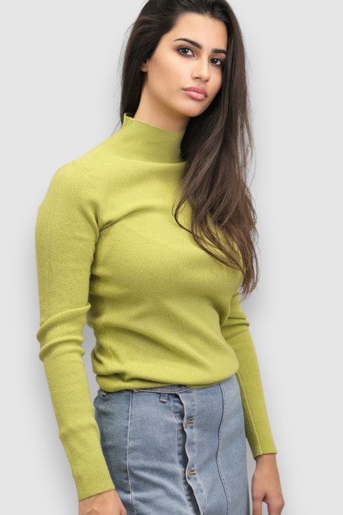 Ženski svijetlo zeleni lagani džemper Opal