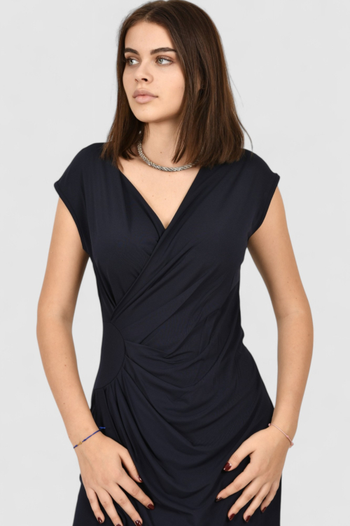 Ženska plava večernja haljina Kayla