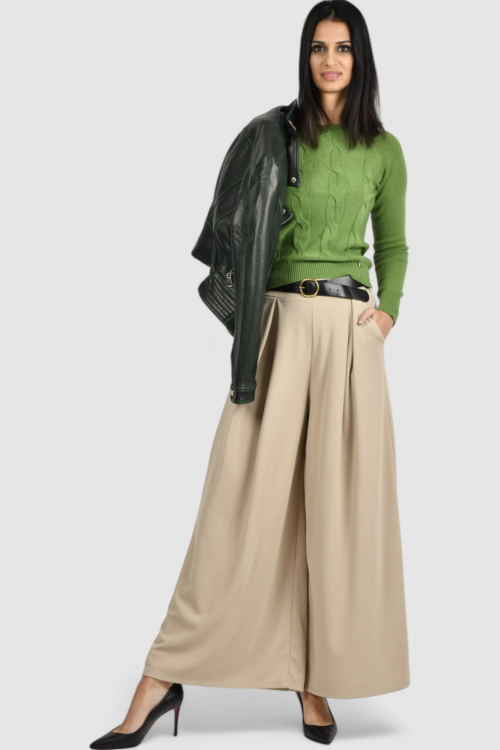 Ženski zeleni lagani džemper Damaris