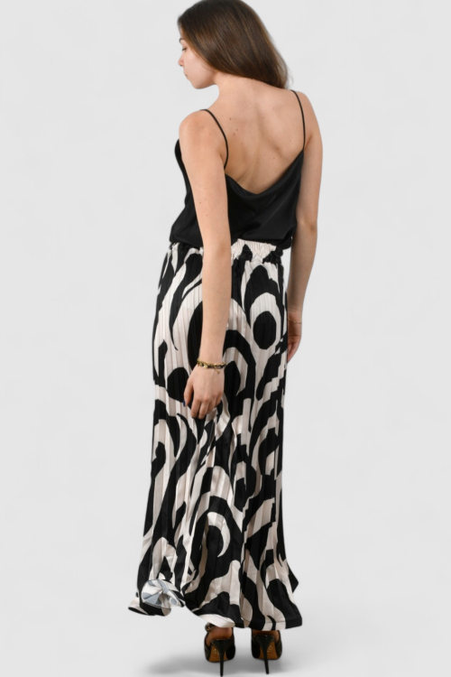 Ženski crni elegantni top Scarlet