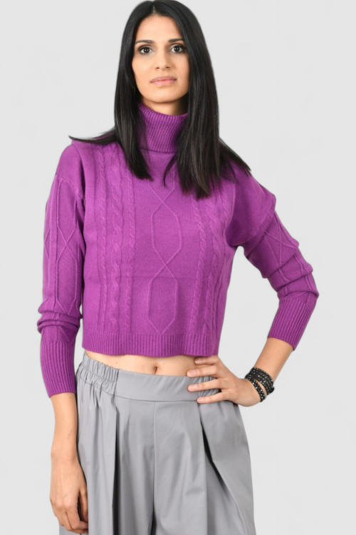 Ženski ljubičasti lagani džemper Violet