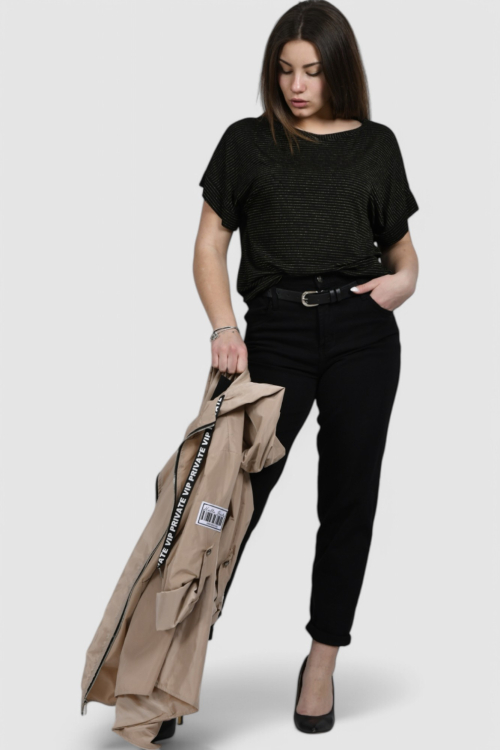 Ženska crna elegantna bluza Primrose