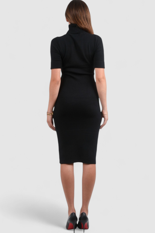 Ženska crna svakodnevna haljina Millie