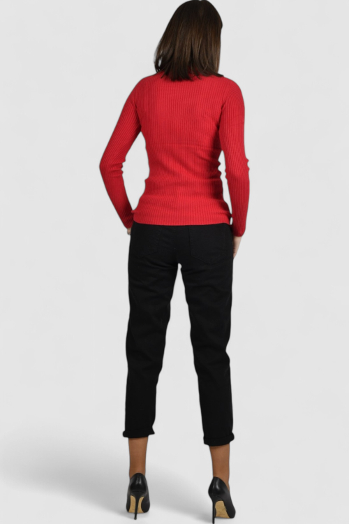 Ženski crveni lagani džemper Eleanora