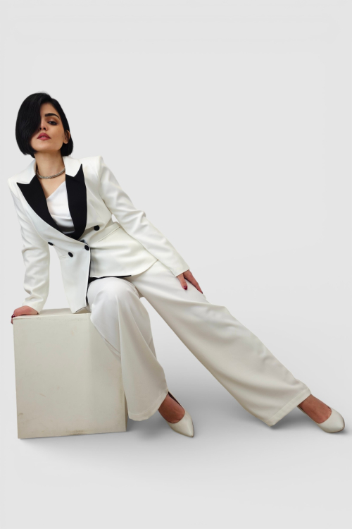 Žensko bijelo odijelo Catarina