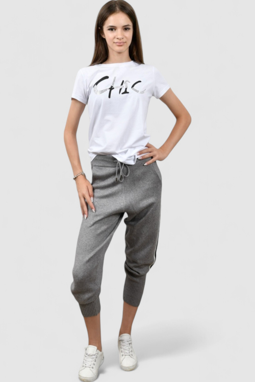 Ženska bijela majica kratki rukav Hallie