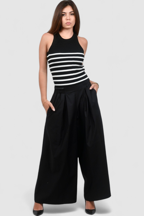 Ženski crni top Leona