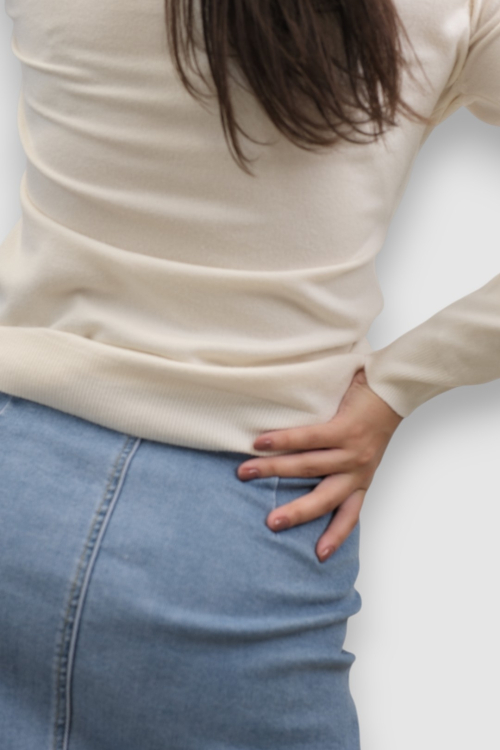 Ženski bijeli lagani džemper Hannah