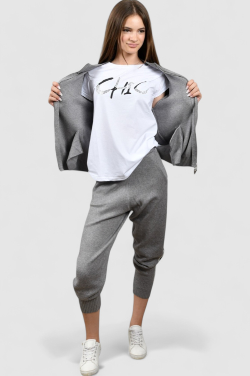 Ženska bijela majica kratki rukav Hallie