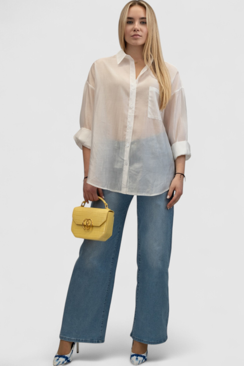 Ženska bijela elegantna košulja Annabelle