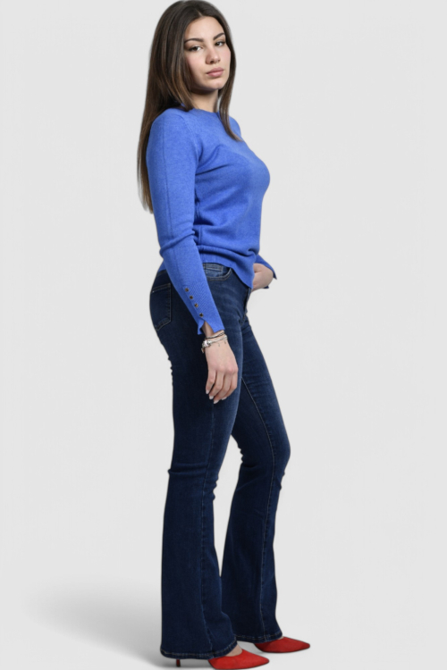 Ženski plavi lagani džemper Giavanna