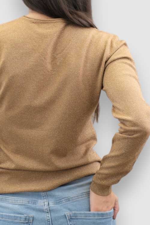 Ženski camel lagani džemper Amalia