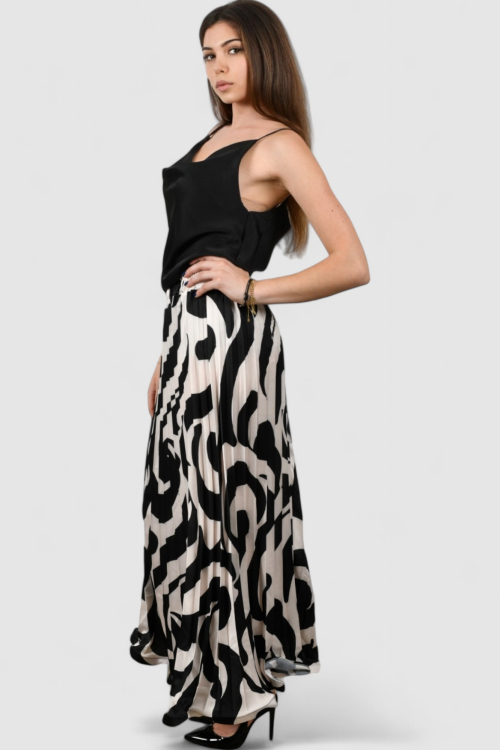 Ženski crni elegantni top Scarlet