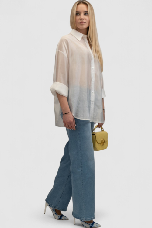 Ženska bijela elegantna košulja Annabelle