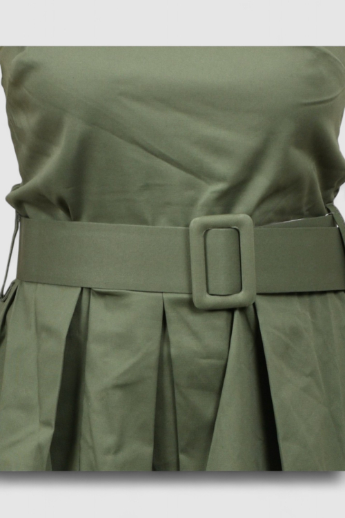 Ženska zelena koktel haljina Daniela Military