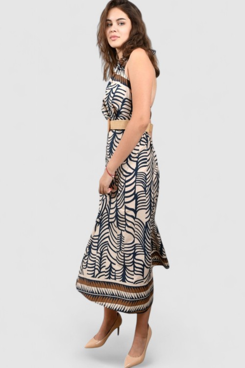 Ženska smeđa svakodnevna haljina Destiny