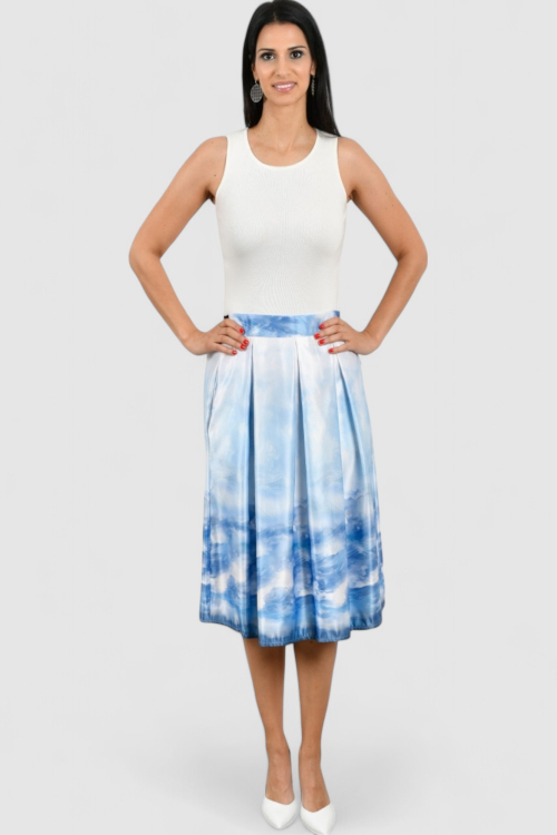 Ženska bijela majica bez rukava Lilya