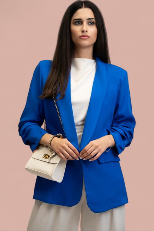 Ženski plavi elegantni sako Brenda