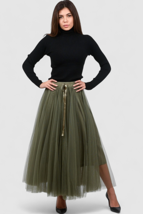 Ženski crni lagani džemper Eleanora